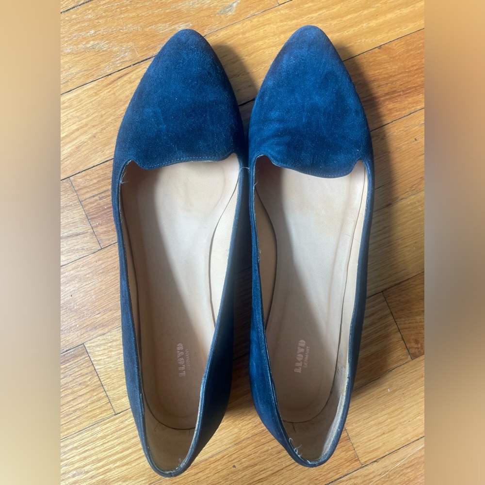 Lloyd Germany suede flats size EU 39.5 (~US 8)